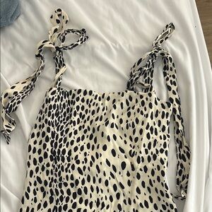 Stylish Black and Cream Women's Top